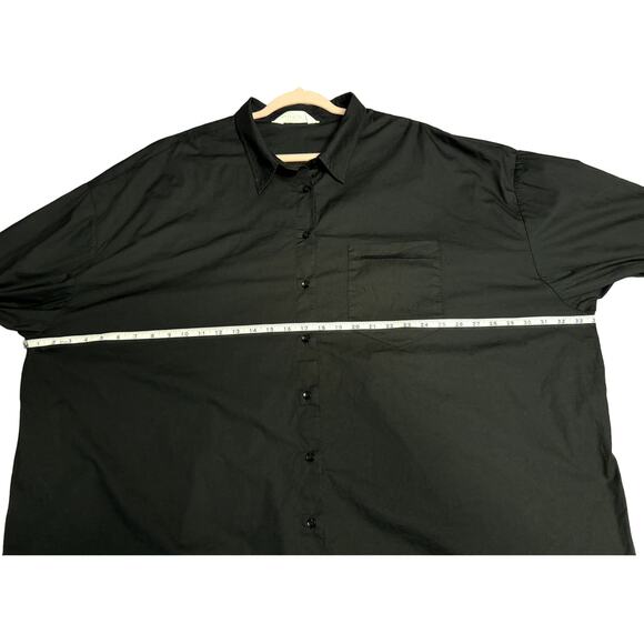 STUDIO UNTOLD WOMEN BLACK Oversized Collared Shirt Dress SIZE 28/30 4XL-5XL - Picture 10 of 15